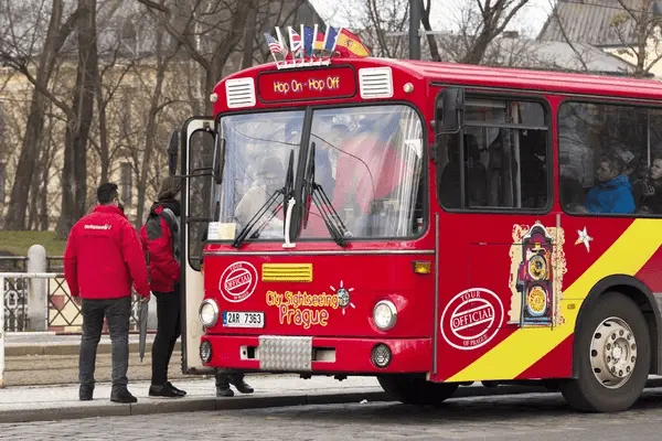 city tour bus prague